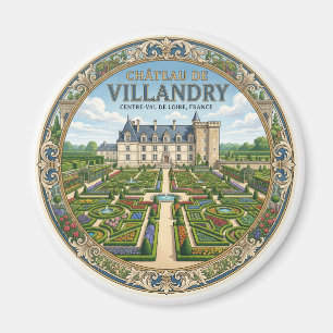 Schloss Villandry Frankreich Magnet