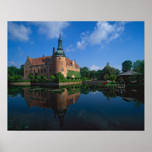 Schloss Vittskovle, Skane, Schweden Poster