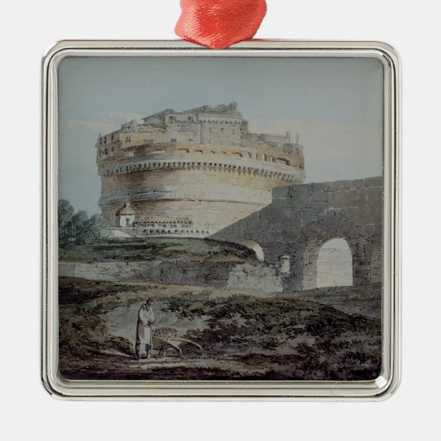 Schloss von San Angelo, Rom Silbernes Ornament (Vorne)
