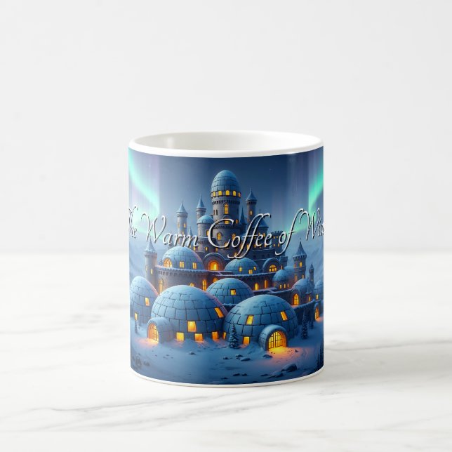 Schloss von Winter Hearth Kaffeetasse (Mittel)