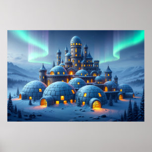 Schloss Winter Hearth Poster