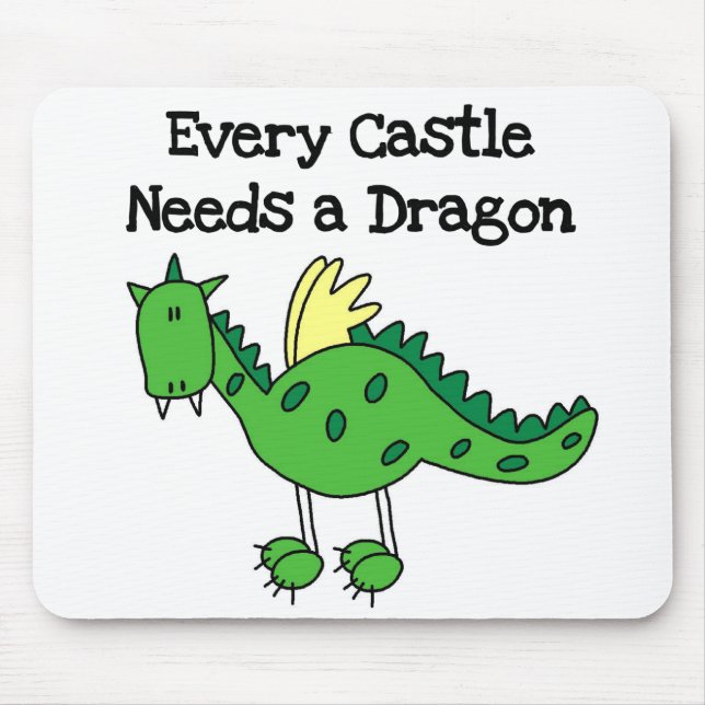 Schlossdrache Mousepad (Vorne)