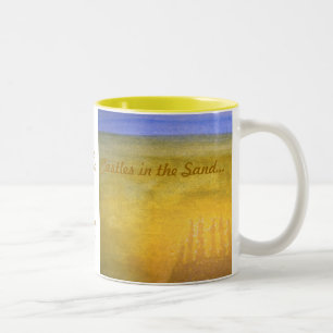 Schlösser in der Sand… Tasse