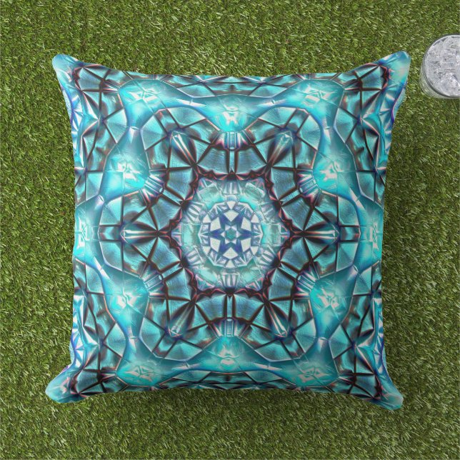 Schlösser in majestätisch blau gebürstet mit verbr kissen (Gras)