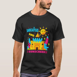 Schlösser und Sonnenschutzmittel T-Shirt