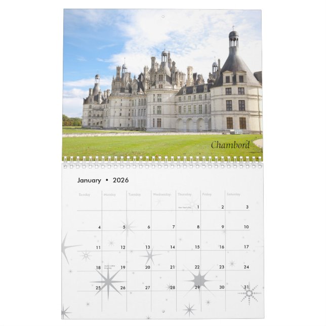 Schlösser von Frankreich, 2011 Kalender (Jan 2026)