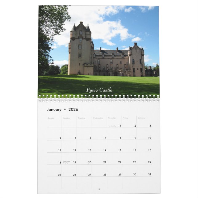 Schlösser von Schottland 2011Calendar Kalender (Jan 2026)