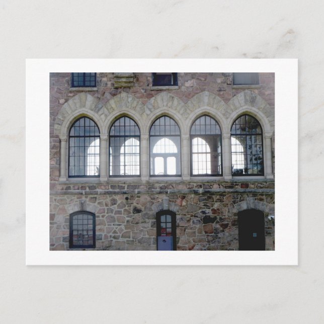 Schlossfenster Postkarte (Vorderseite)