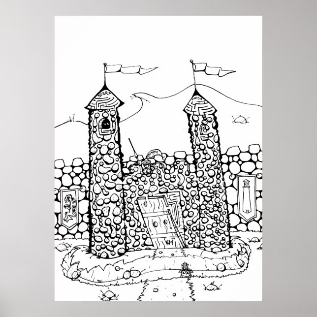 SchlossMaze Poster (Vorne)