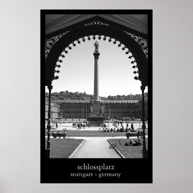 Schlossplatz Poster (Vorne)