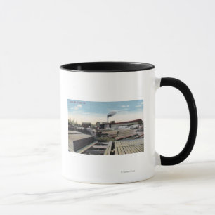 Schlucht-Bauholz-Mühlszene Tasse