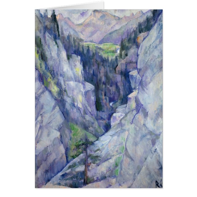 Schlucht bei Pians, 1921 (Vorne)