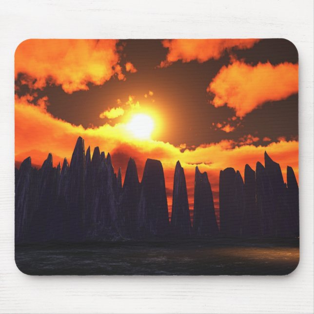 Schlucht-Sonnenaufgang Mousepad (Vorne)
