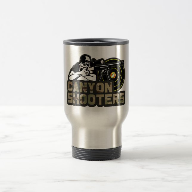 Schlucht-tireur-Reise-Tasse Reisebecher (Mittel)