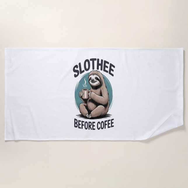 Schlucht vor Kaffeeveröffentlichung Strandtuch (Vorderseite)