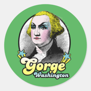 Schlucht-Washington-T-Shirt Runder Aufkleber