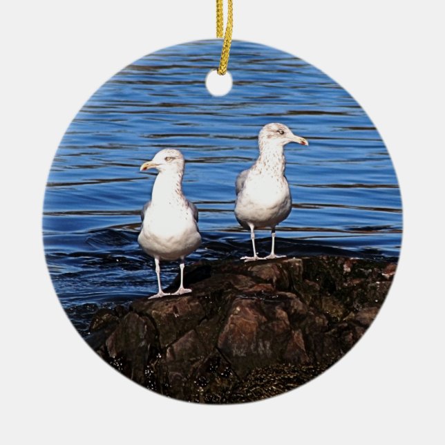 Schluchten auf den Felsen Keramikornament (Vorne)