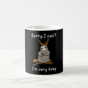 Schluchten Lazy Sloths Funny Gift Idee Kaffeetasse