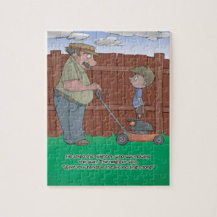 Schluckauf-Buchpuzzlespiel - der Nachbar - 8x10