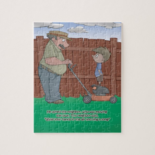 Schluckauf-Buchpuzzlespiel - der Nachbar - 8x10 (Vertikal)