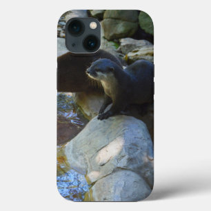 **"Schlückchen am Bach: Otter trinken aus dem Flus Case-Mate iPhone Hülle