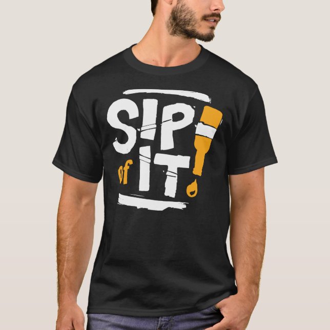 Schlückchen von ihm T-Shirt (Vorderseite)