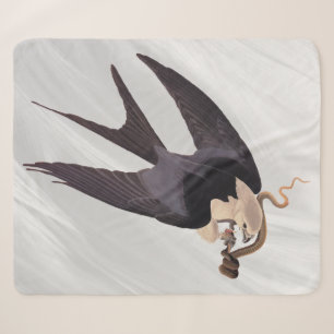 Schlucken Sie den Schwanz Hawk mit Snake Vintag Au Sherpadecke