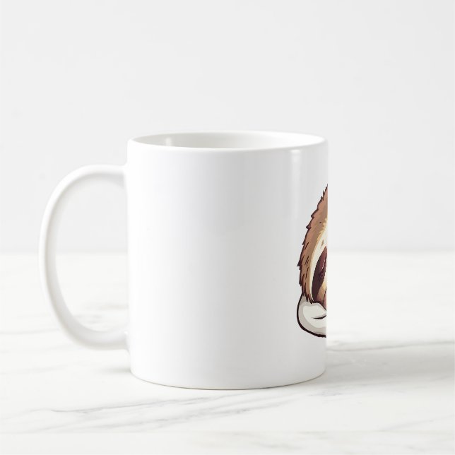 Schlucken Sie die Luft hoch Kaffeetasse (Links)