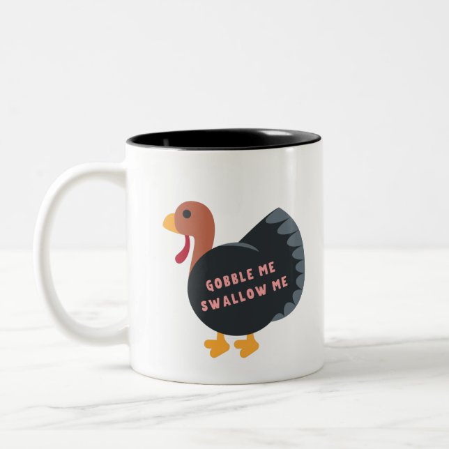 Schlucken Sie mich Zweifarbige Tasse (Links)