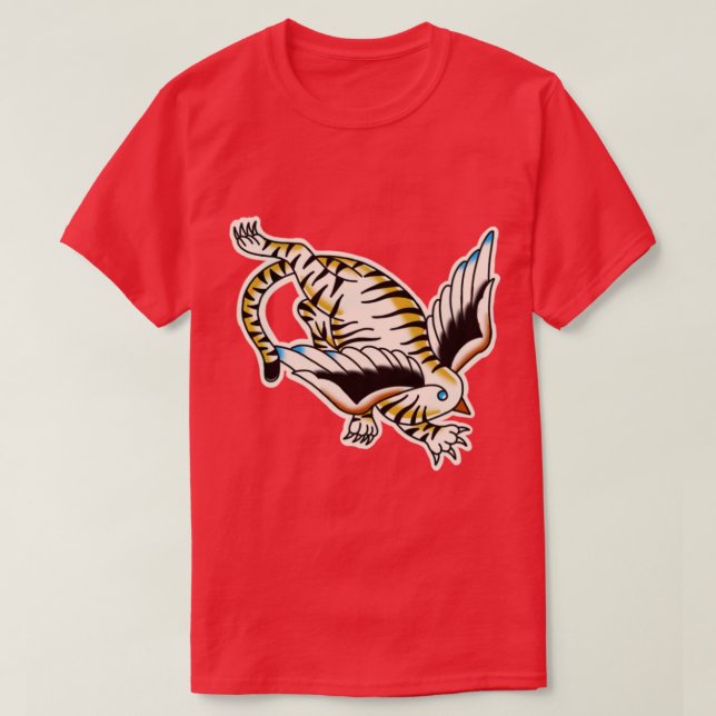 Schlucken Sie Tätowierung T-Shirt (Design vorne)
