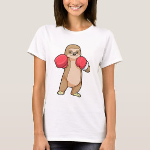 Schlucken wie Boxer mit Boxhandschuhen T-Shirt