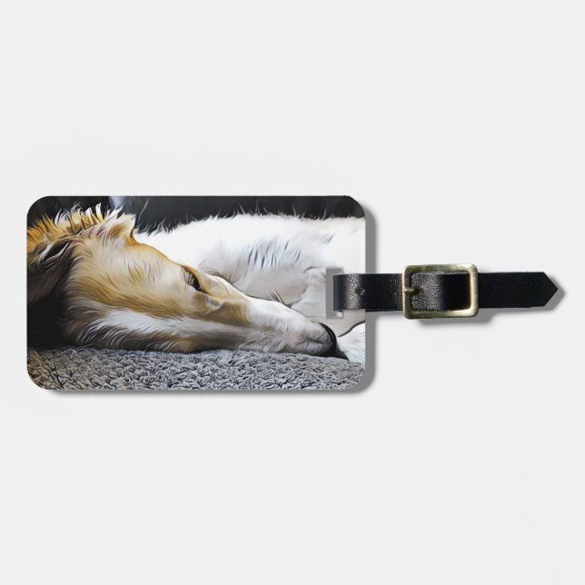 Schlummerkennzeichen Gepäckanhänger (Vorderseite horizontal)