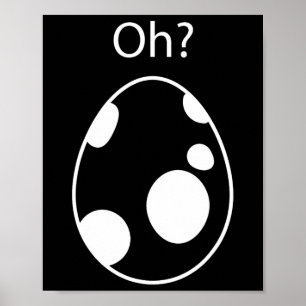 Schlüpfendes Ei Oh Gamer Poster