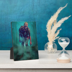 SchlupfrigerJoe furchteinflößende Zombie-Figur iso Fotoplatte