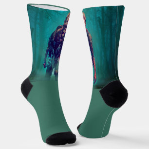 SchlupfrigerJoe schreckliche Zombie-Figur isoliert Socken