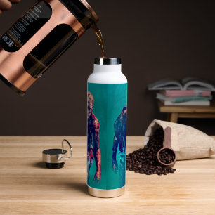 SchlupfrigerJoe schreckliche Zombie-Figur isoliert Trinkflasche
