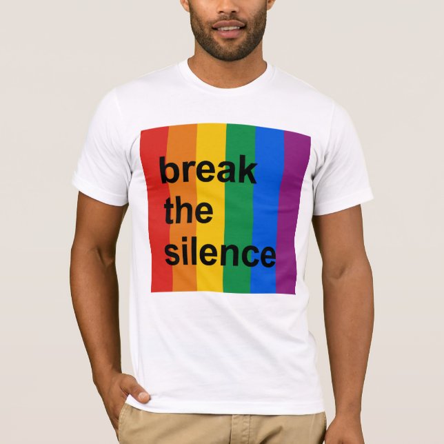 Schluss mit dem Schweigen T-Shirt (Vorderseite)
