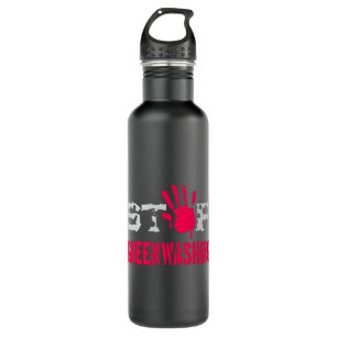 Schluss mit Greenwaschen Edelstahlflasche
