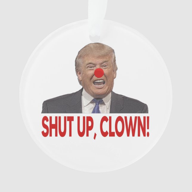Schluss mit Trump Ornament (Vorderseite)