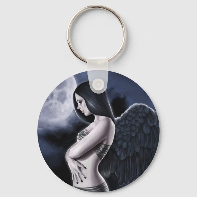 schlüssel anhänger "Gothic Angel" Schlüsselanhänger (Vorderseite)