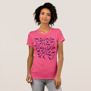 Schlüssel Blau Muster Produkt T-Shirt