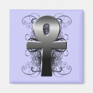 "Schlüssel des Lebens (Ankh) "im Chrom-Magneten Magnet
