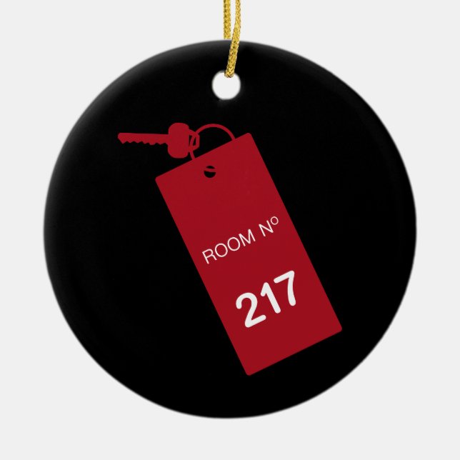 Schlüssel des Raum-217 Keramik Ornament (Vorne)