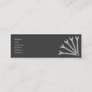 Schlüssel - dünn mini visitenkarte