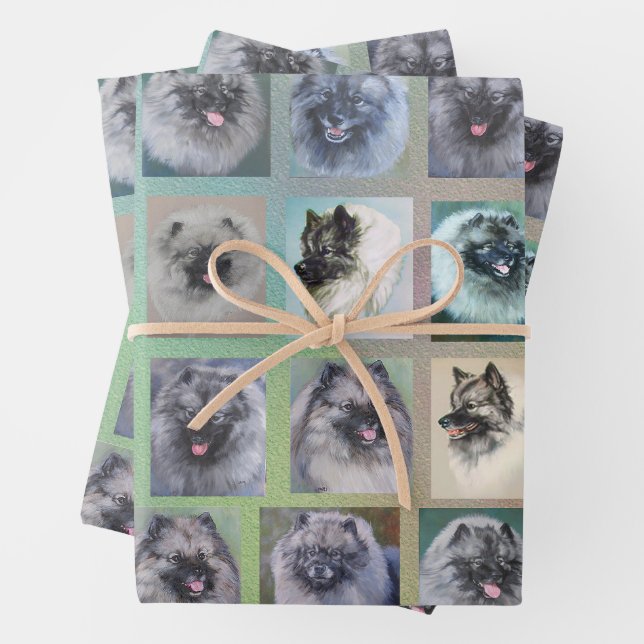 Schlüssel Kopf Packpapier Geschenkpapier Set (Beispiel)