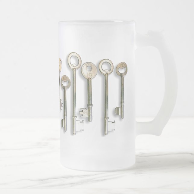 Schlüssel Mattglas Bierglas (Rechts)