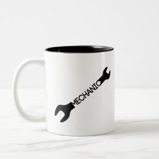 Schlüssel-Mechaniker Zweifarbige Tasse