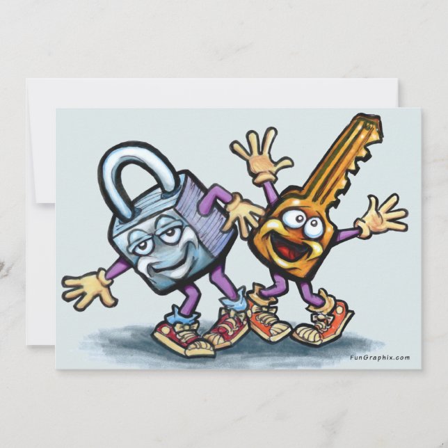 Schlüssel sperren (Vorderseite)