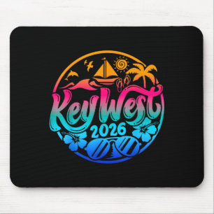 Schlüssel Tie Dye West 2026 passend Sommer Sonnenu Mousepad