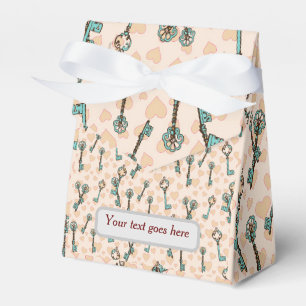 Schlüssel zu Ihrem Herzen - Gefallen-Box Geschenkschachtel